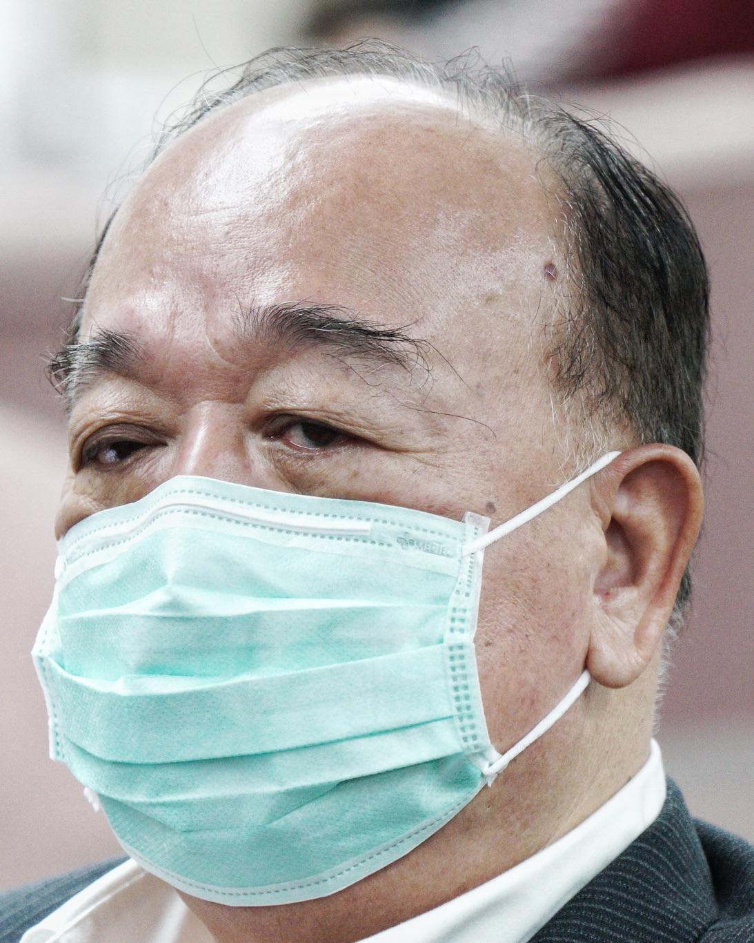 國民黨不分區立委吳斯懷在立院衛環委員會質詢。 圖：張良一/攝