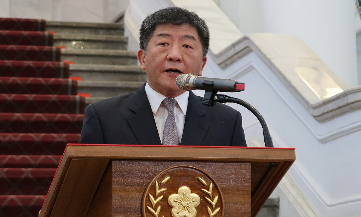 衛福部長陳時中 圖：林朝億/攝