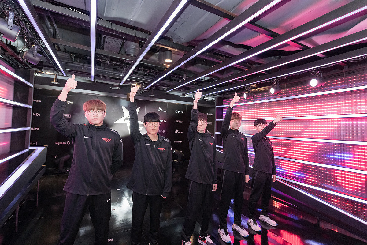T1是春季賽比賽時平均觀眾數最多的戰隊。 圖：翻攝自League of Legends Champions Korea LCK flickr