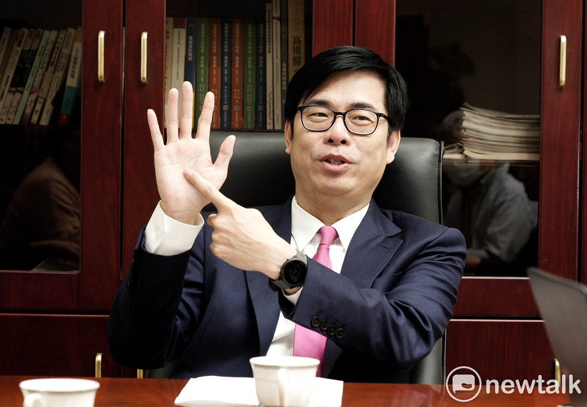 行政院副院長陳其邁專訪。 圖：張良一/攝