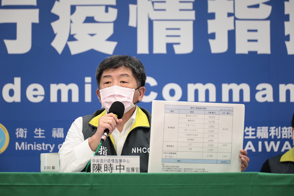 中央流行疫情指揮中心指揮官陳時中 圖：中央流行疫情指揮中心/提供