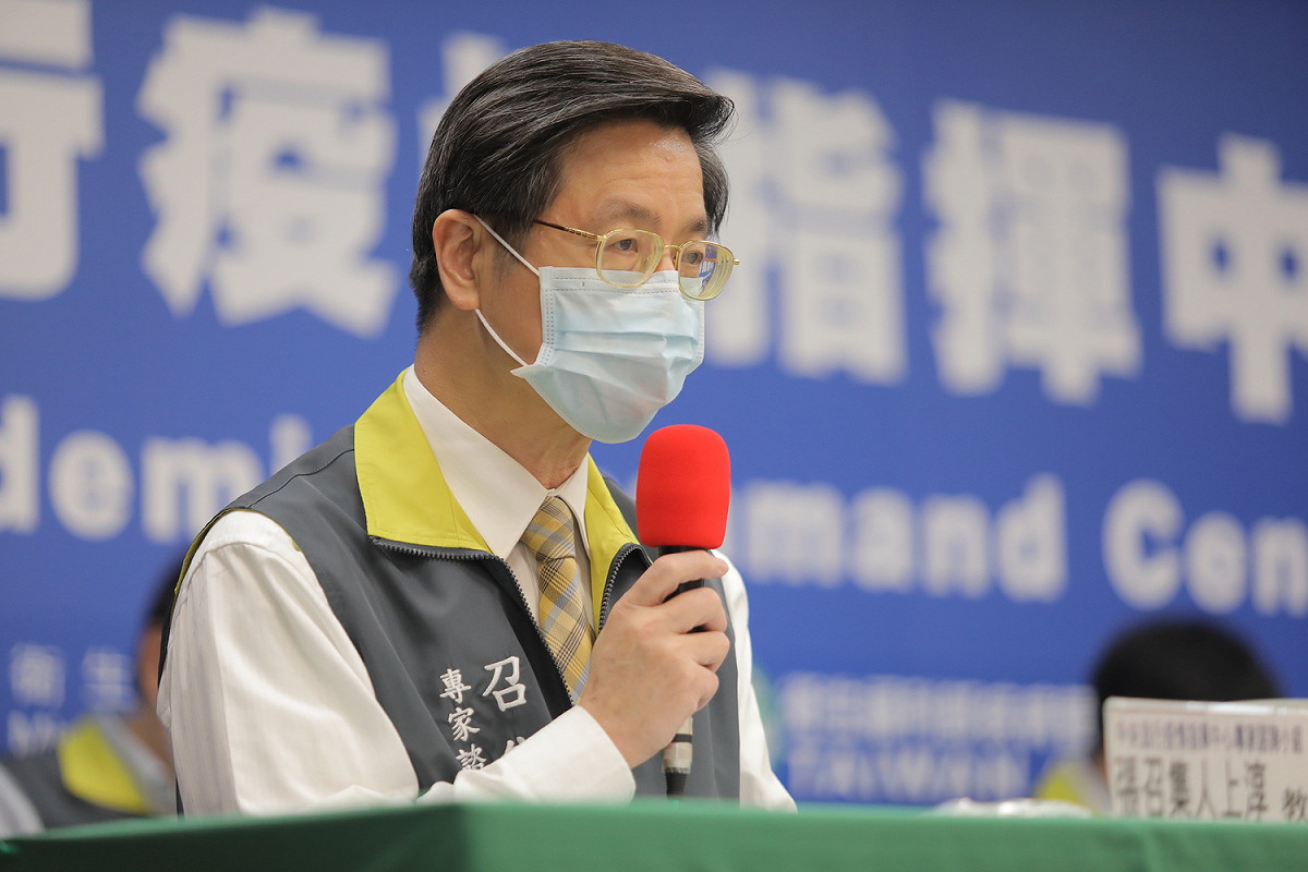 中央流行疫情指揮中心專家諮詢小組召集人張上淳。 圖：中央流行疫情指揮中心/提供