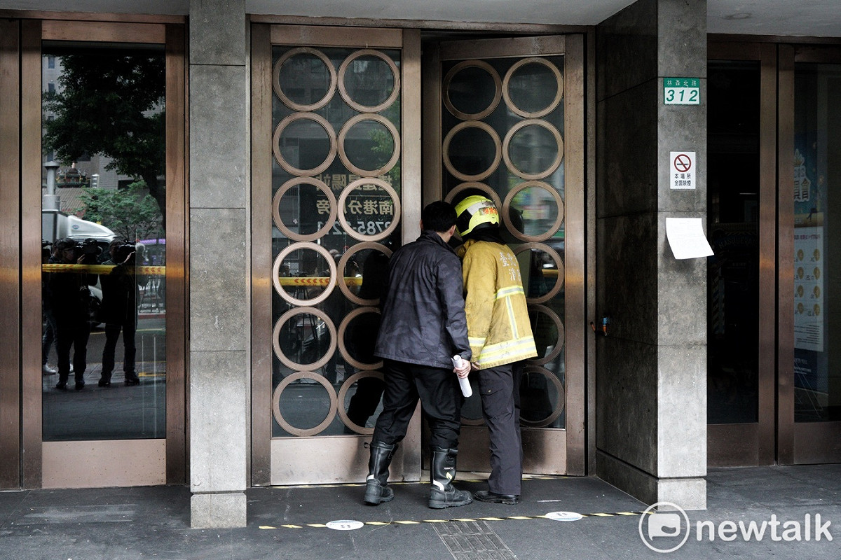 錢櫃KTV林森店火災後續。 圖：張良一 / 攝