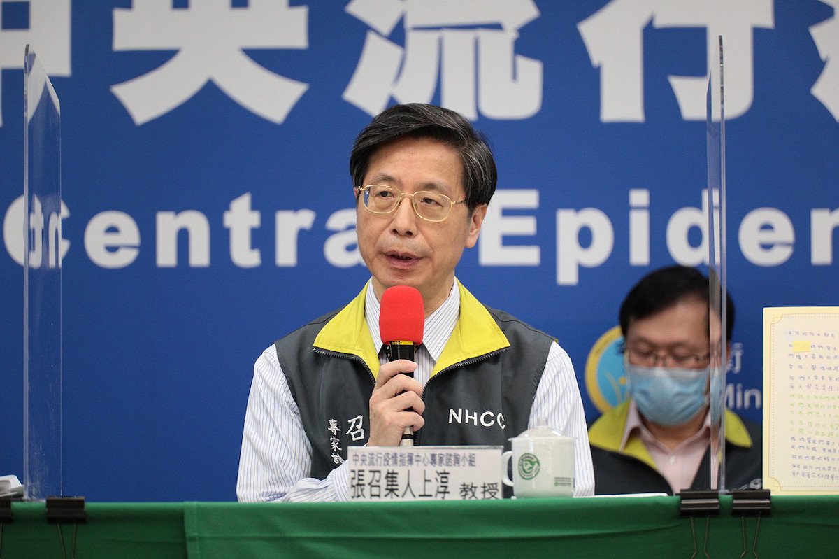 中央流行疫情指揮中心專家諮詢小組召集人張上淳 圖：中央流行疫情指揮中心/提供