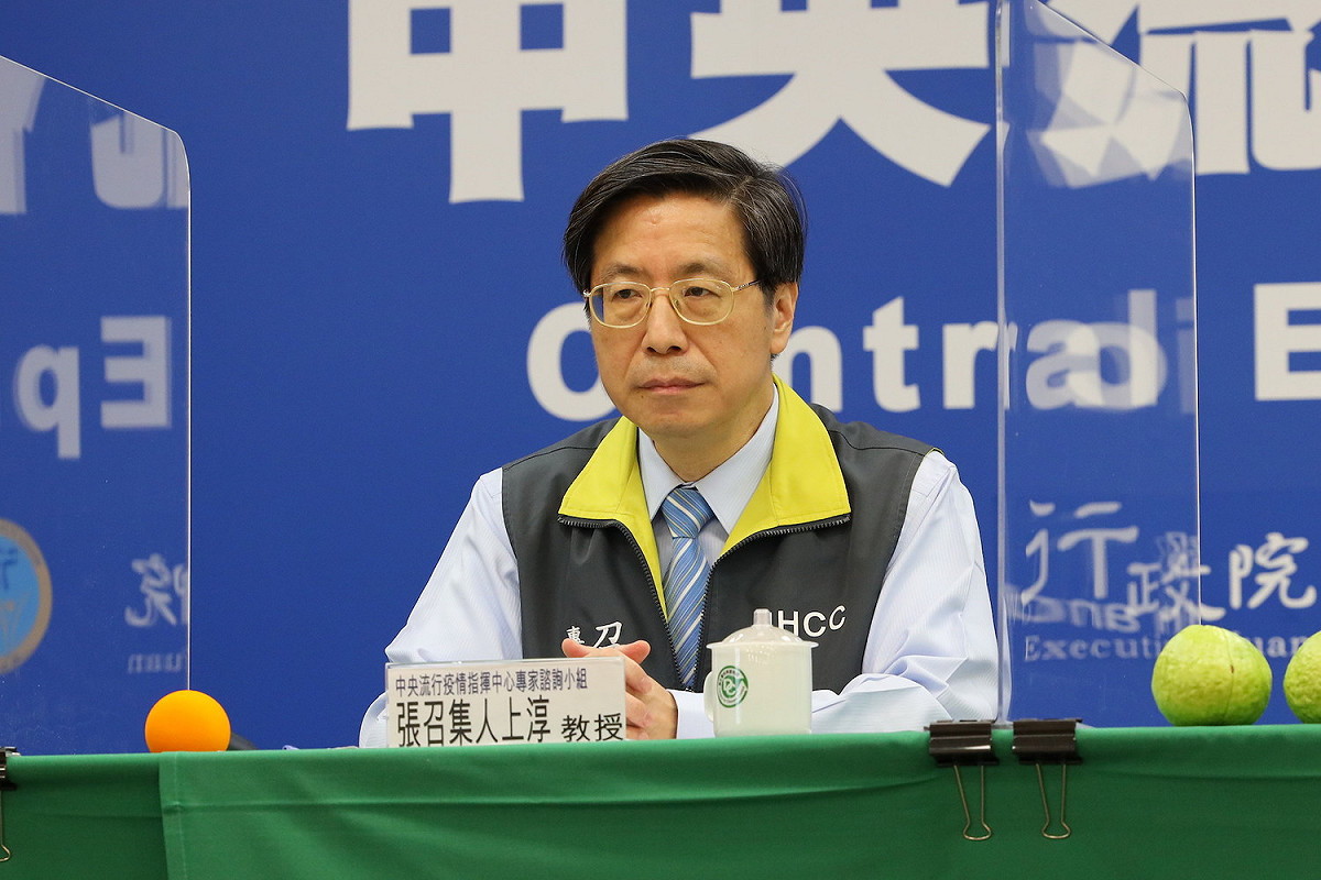 中央流行疫情指揮中心專家諮詢小組召集人張上淳（資料照） 圖：中央流行疫情指揮中心/提供