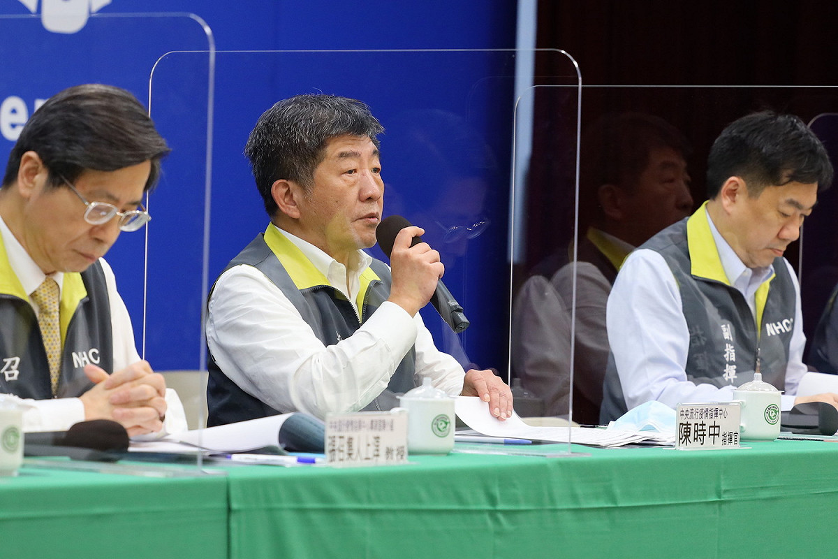 中央流行疫情指揮中心召開記者會，說明最新疫情狀況。 圖：中央流行疫情指揮中心/提供