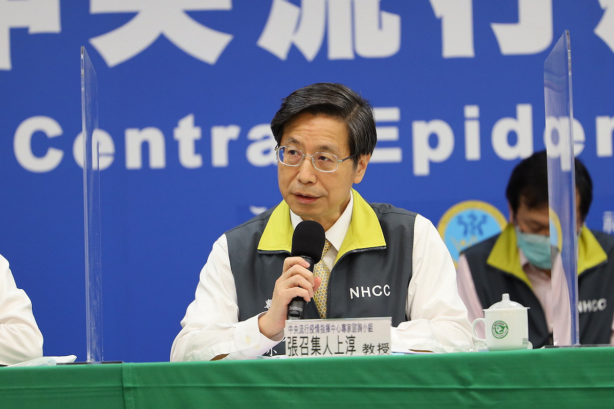 中央流行疫情指揮中心專家諮詢小組召集人張上淳 圖：中央流行疫情指揮中心/提供