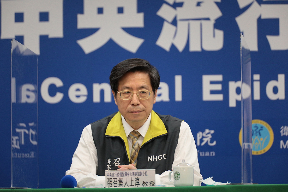 中央流行疫情指揮中心專家諮詢小組召集人張上淳 圖：中央流行疫情指揮中心/提供