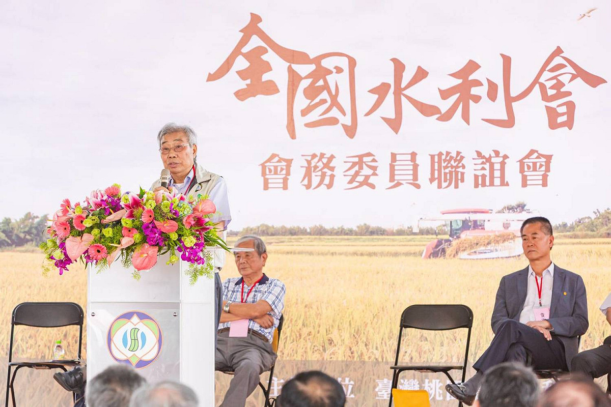 桃園水利會會長黃金春被推舉為反消滅水利會自救會總召集人。 圖：黃金春/提供
