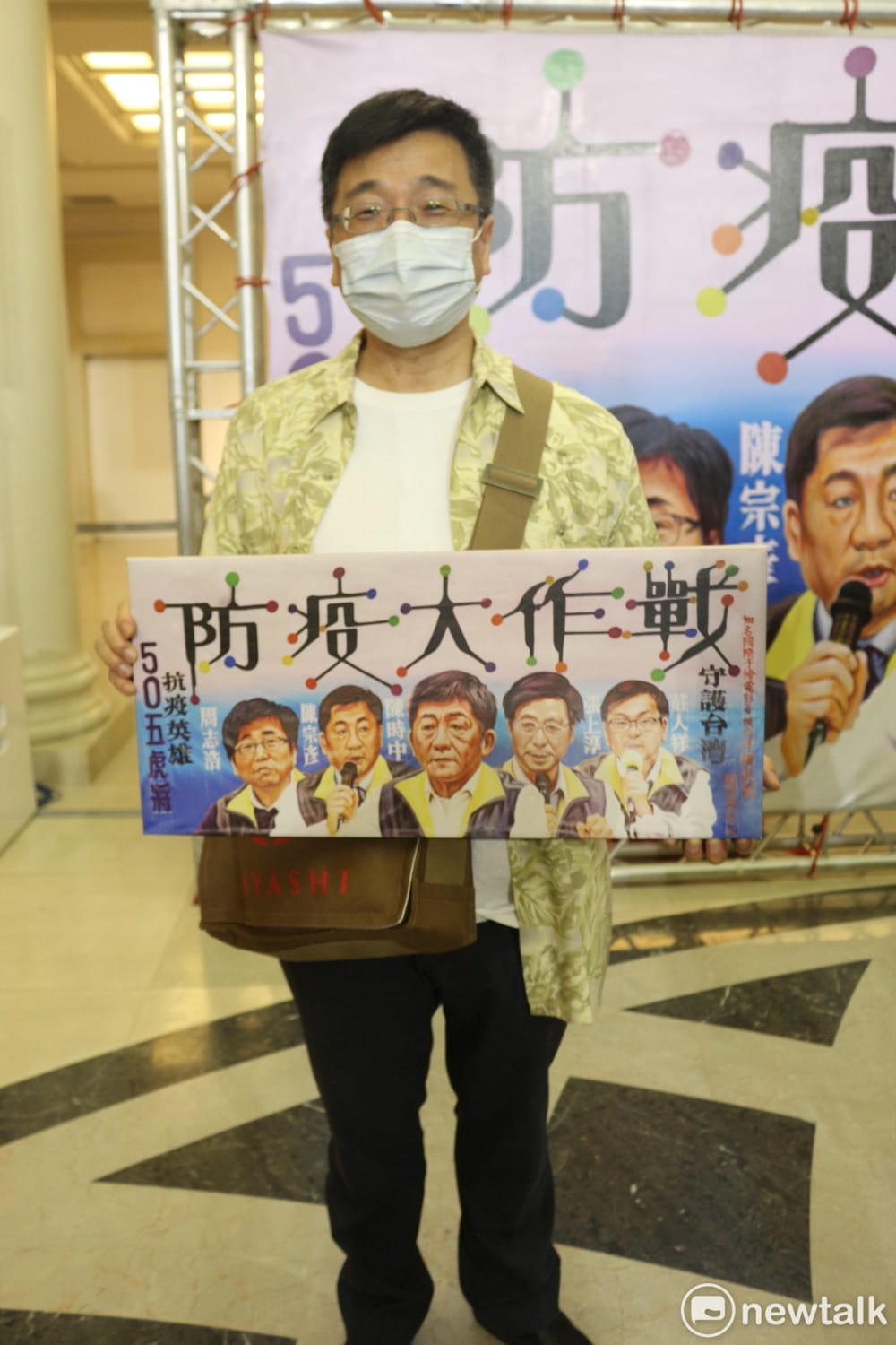 中央流行疫情指揮中心監測組組長周志浩。 圖：閻芝霖/攝