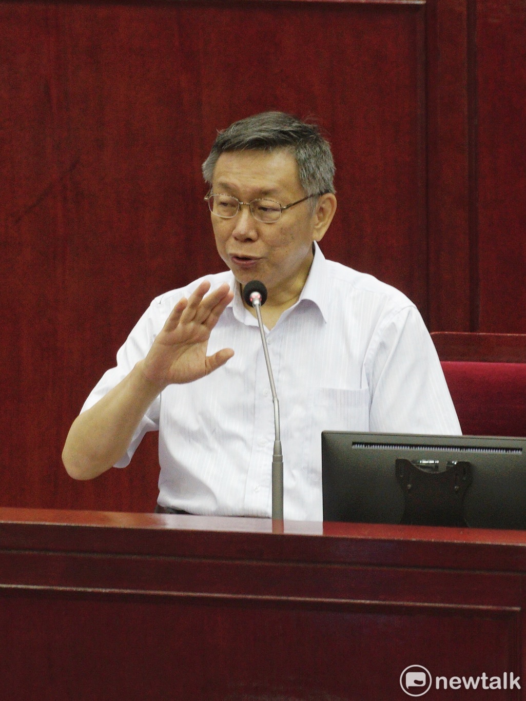 台北市長柯文哲。 圖：張良一 / 攝（資料照片）