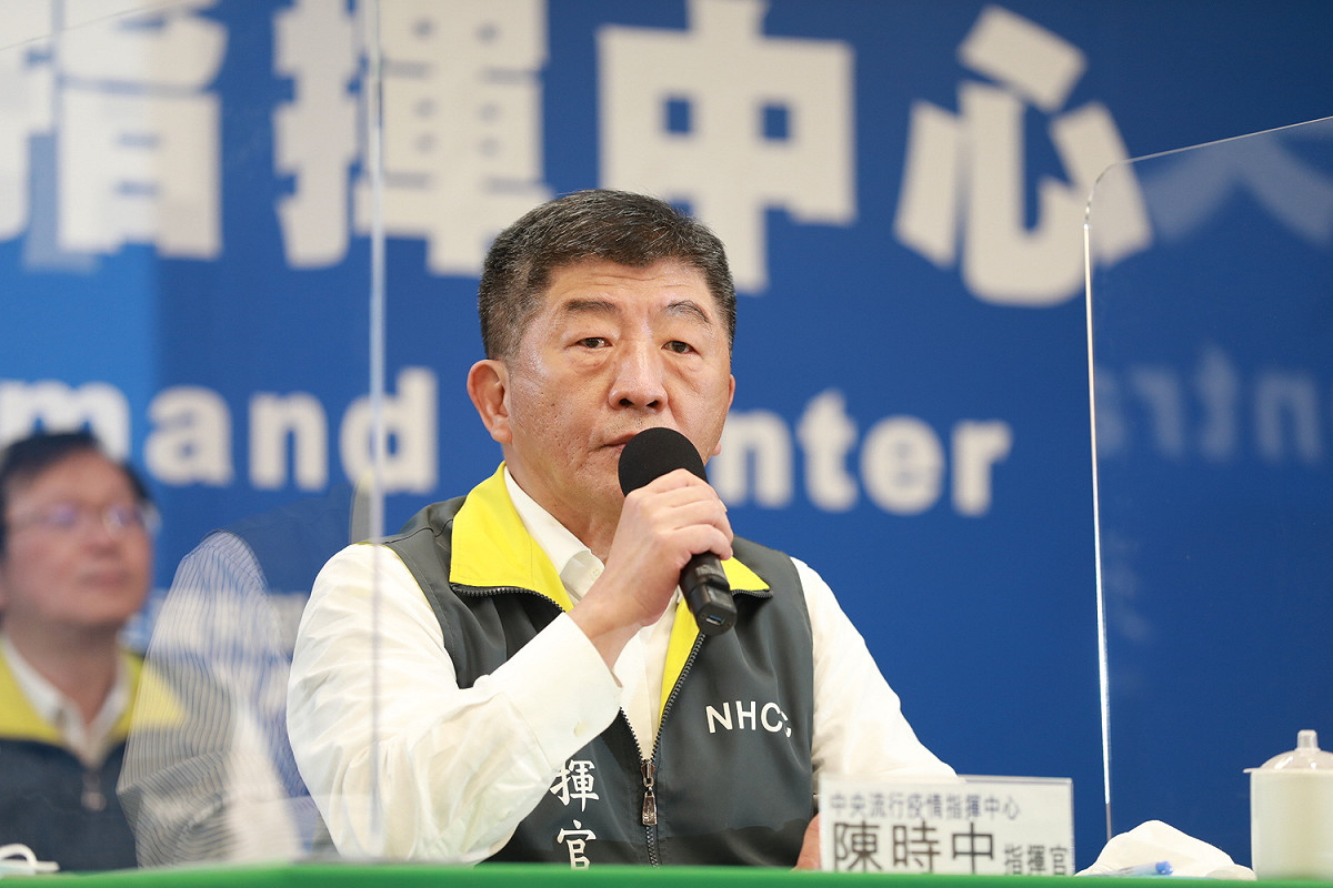 中央流行疫情指揮中心指揮官陳時中 圖：中央流行疫情指揮中心／提供