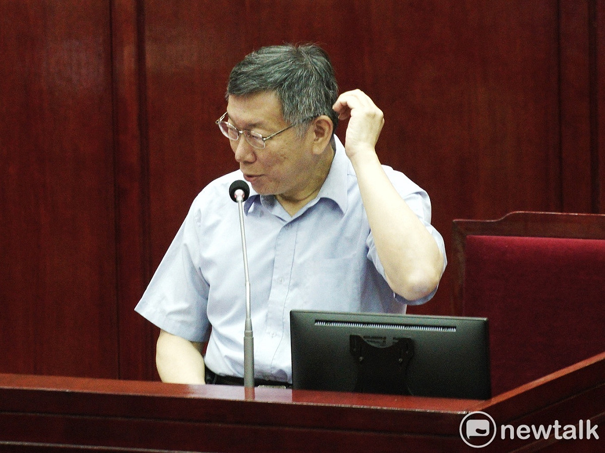 台北市長柯文哲。 圖：張良一 / 攝（資料照）