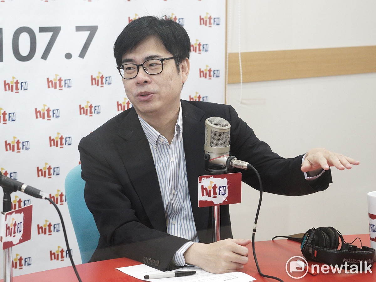 行政院副院長陳其邁接受周玉蔻專訪。 圖：張良一/攝