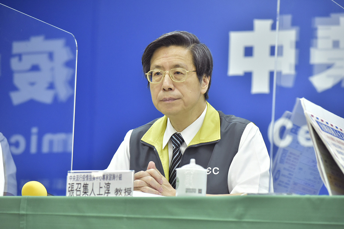 中央流行疫情指揮中心專家諮詢小組召集人張上淳 圖：中央流行疫情指揮中心/提供