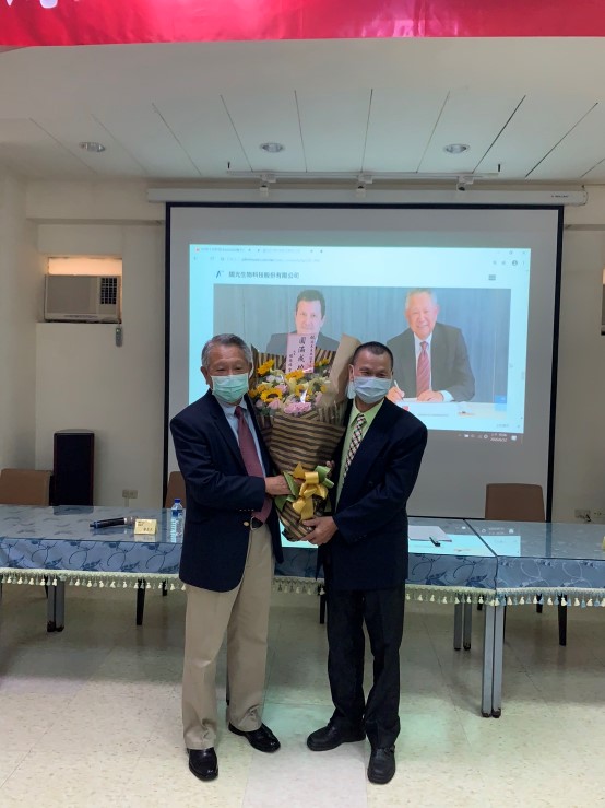 國光生物科技股份有限公司今日舉辦109年股東常會，通過補選獨立董事案，由中興大學會計系許永聲教授當選獨董 圖：國光生技/提供