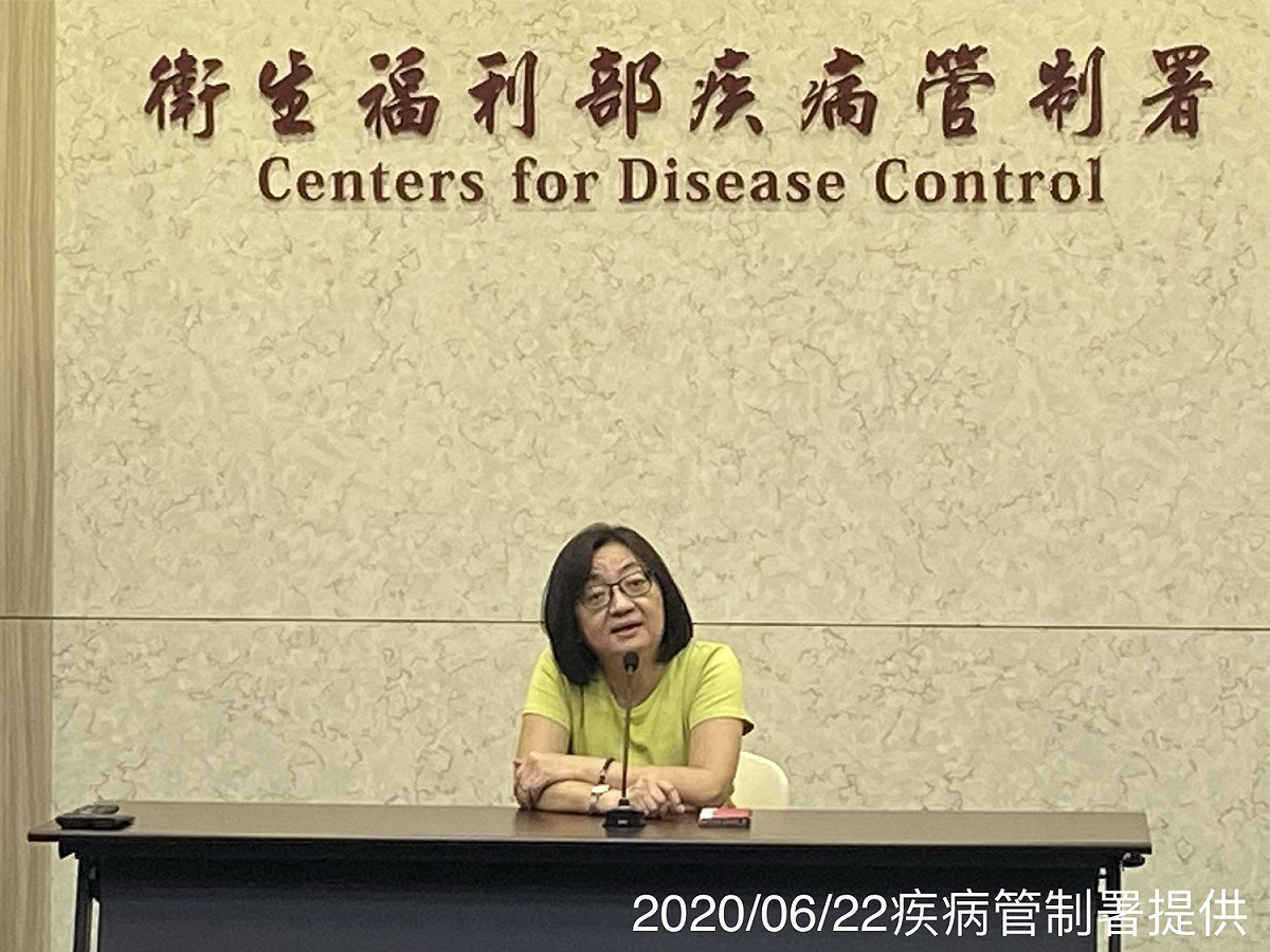 今（22）日疾病管制署陳淑芳簡任技正說明四合一疫苗供貨問題 圖：疾管署/提供