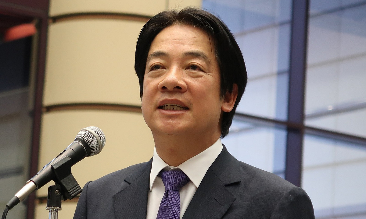 副總統賴清德19日出席民進黨全代會。 圖：林朝億/攝