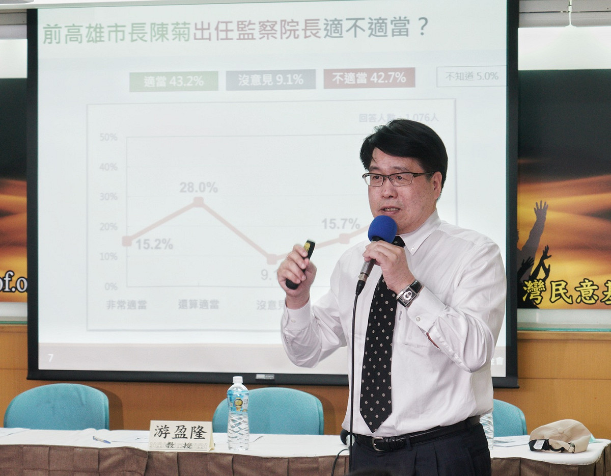 台灣民意基金會記者會。 圖：張良一/攝
