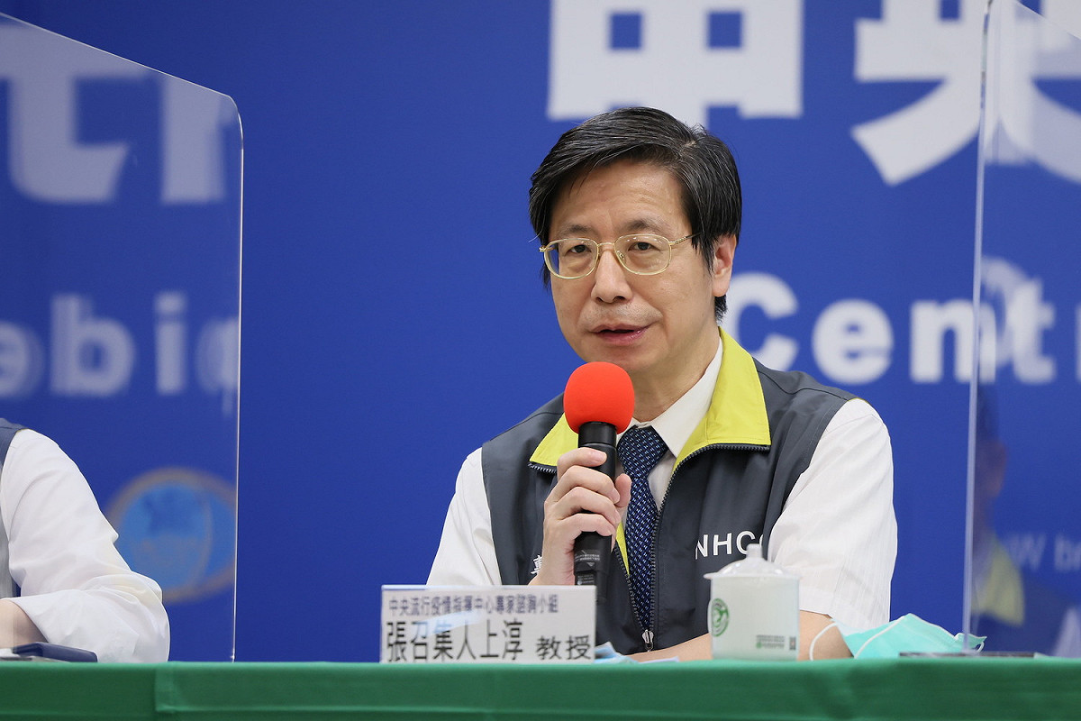 中央流行疫情指揮中心專家小組召集人張上淳 圖：中央流行疫情指揮中心／提供