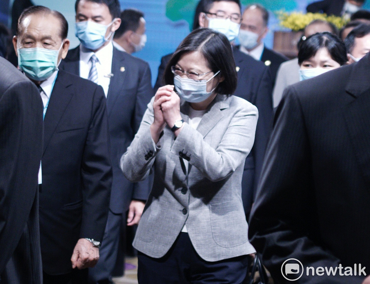 總統蔡英文出席「凱達格蘭論壇－2020亞太安全對話開幕典禮」。 圖：張良一/攝