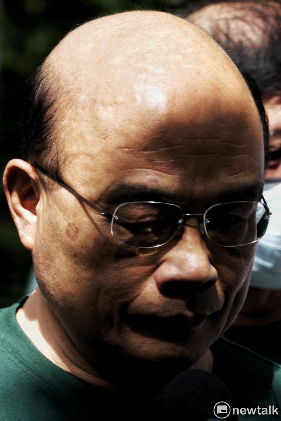 行政院長蘇貞昌、衛福部長陳時中出席「健保25週年排字活動及健康存摺登錄破168萬人、500萬人抽獎活動」。 圖：張良一/攝