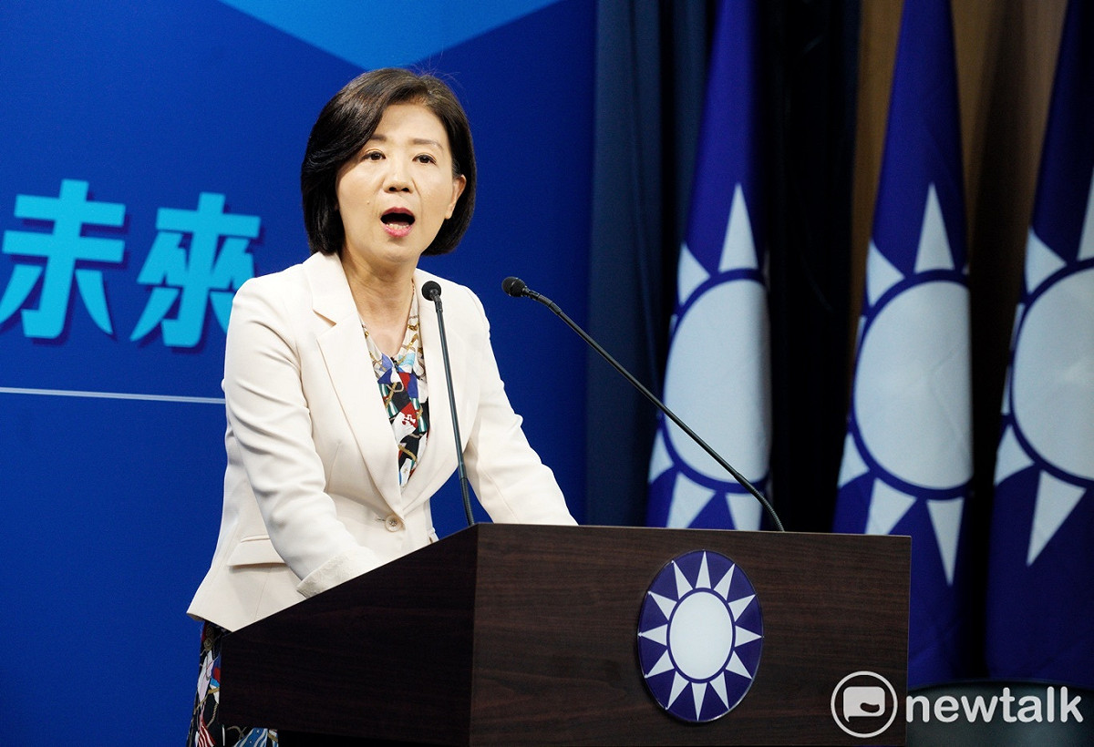 國民黨文傳會主委王育敏。 圖：張良一/攝（資料照）