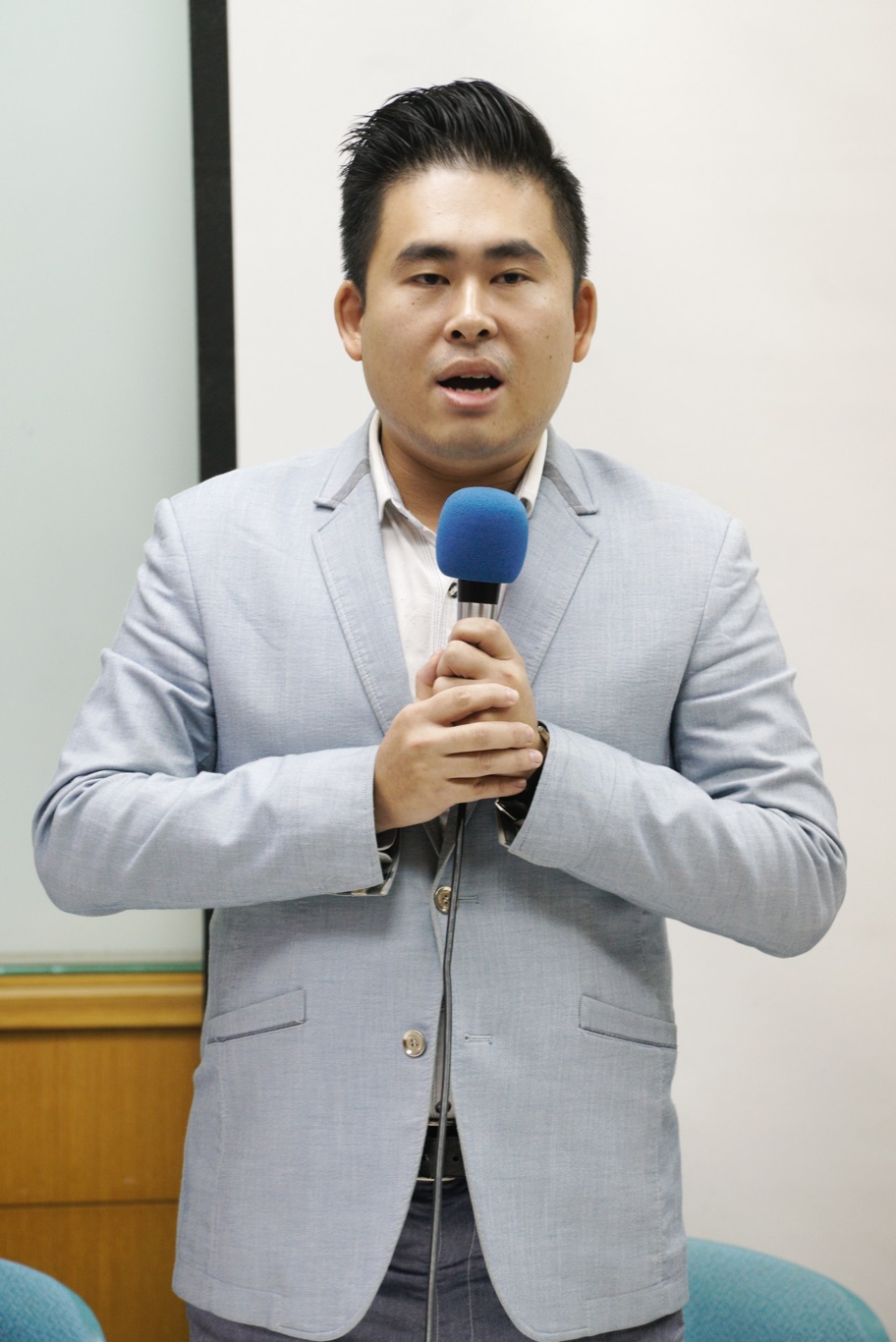 新黨黨員王炳忠。 圖：張良一/攝（資料照）