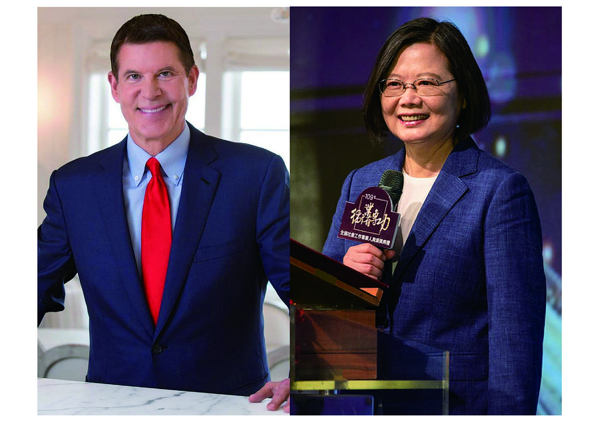 總統蔡英文將於18日晚間於總統府官邸，宴請美國國務院次卿克拉奇（Keith Krach）與其訪團成員。 圖：新頭殼合成（資料照片）
