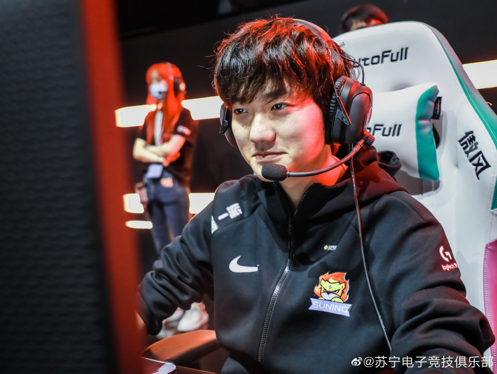 來自台灣的SwordArT睽違兩年重返世界賽舞台，這回也被Inven Global評選為世界賽輔助位第二名。 圖：翻攝自Suning微博