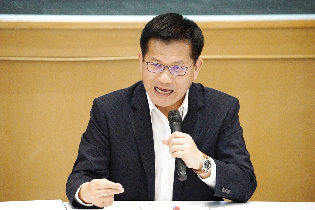 交通部長林佳龍出席北北基軌道路網政策溝通平台起始會議共識說明會。 圖：張良一/攝