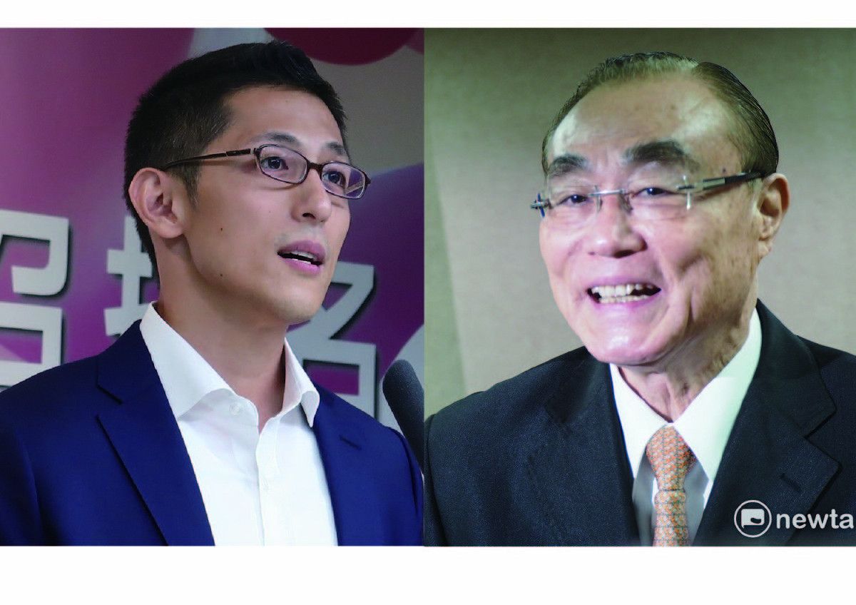 新境界文教基金會副執行長吳怡農主張「全民皆兵」，曾任國防部長的馮世寬對此則回應「那個渣男啦，不要聽他的。」 圖：新頭殼合成（資料照片）