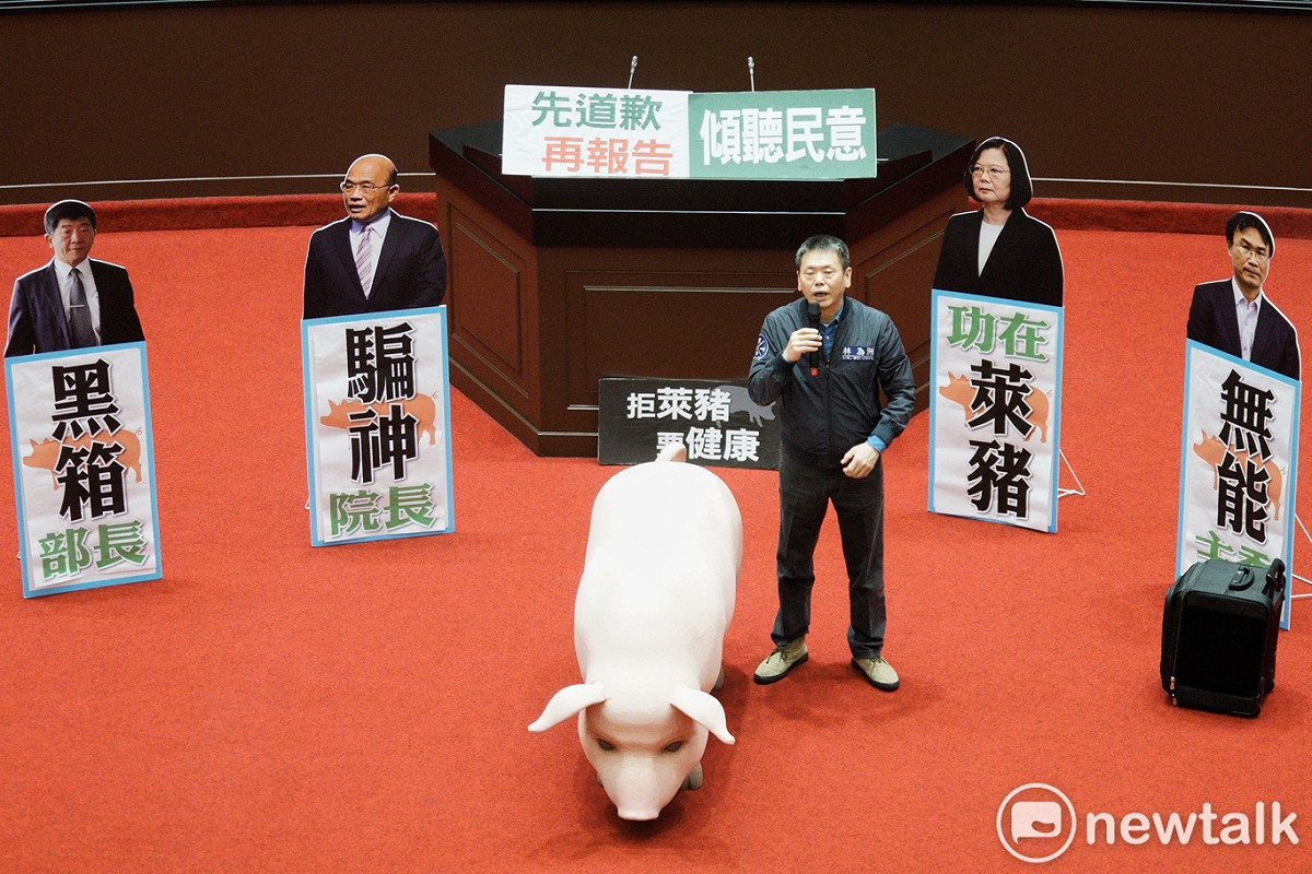 國民黨團總召林為洲說明黨團協商結果。 圖：張良一 / 攝