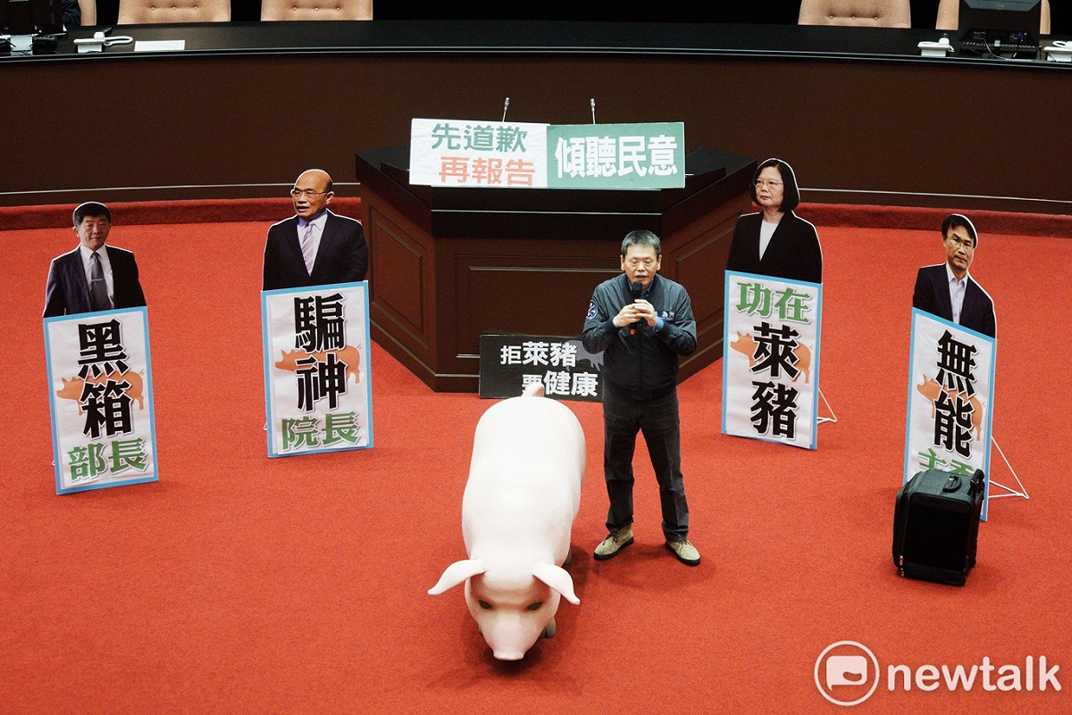 國民黨林為洲說明黨團協商結果。 圖：張良一/攝