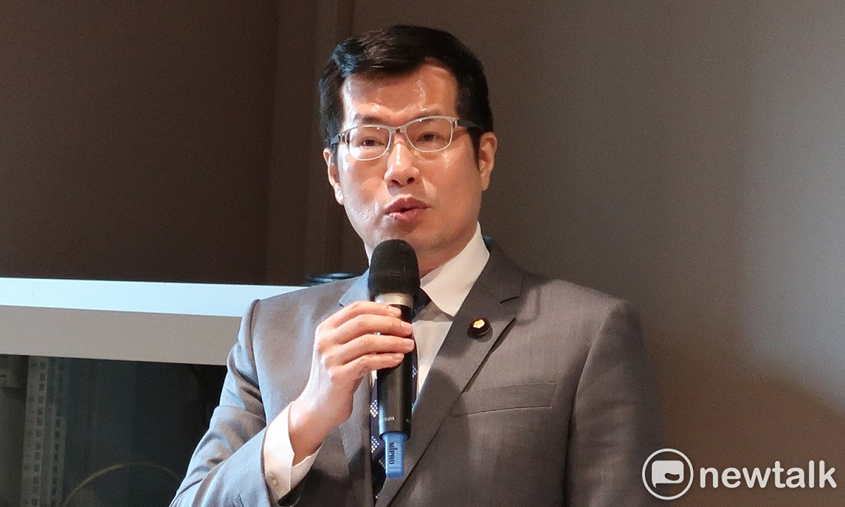 民進黨立委羅致政宣布不選新北市長。 圖：林朝億/攝（資料照）