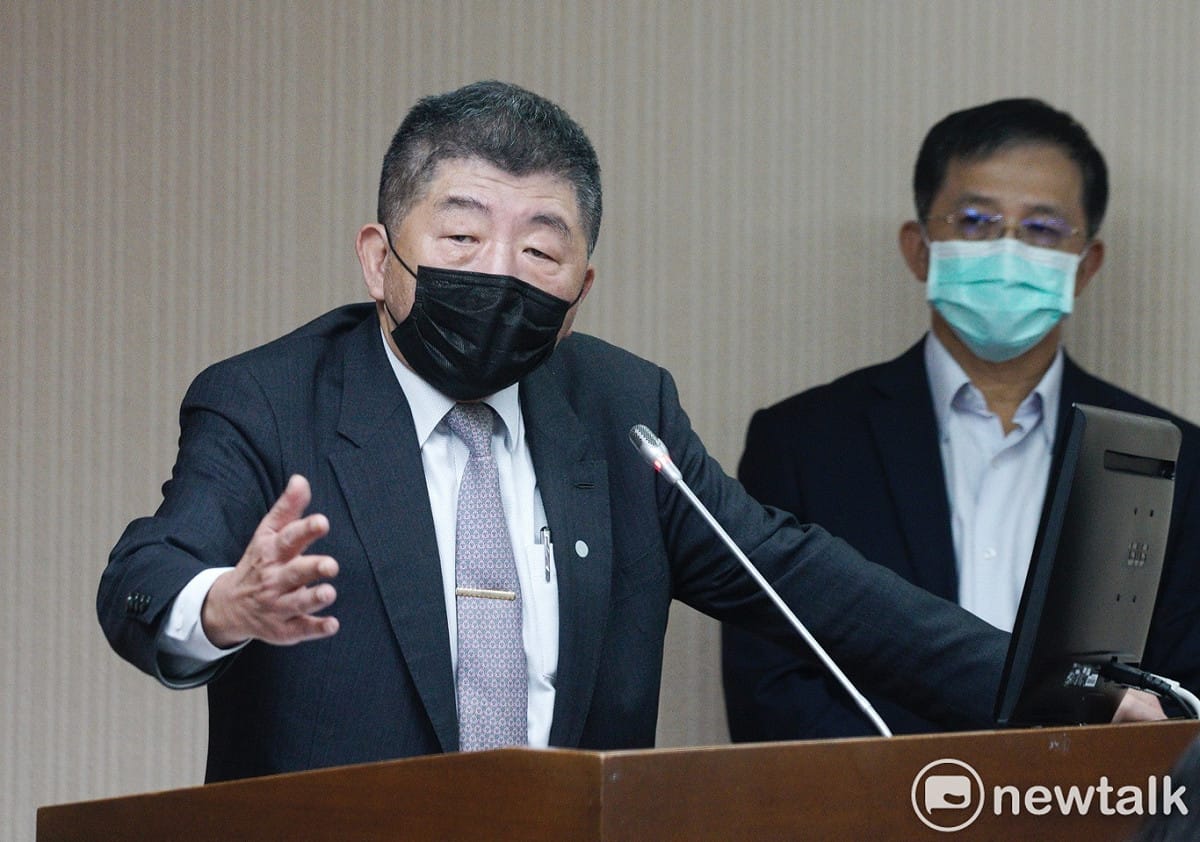 衛福部部長陳時中在立院社福及衛環委員會備詢。 圖：張良一/攝