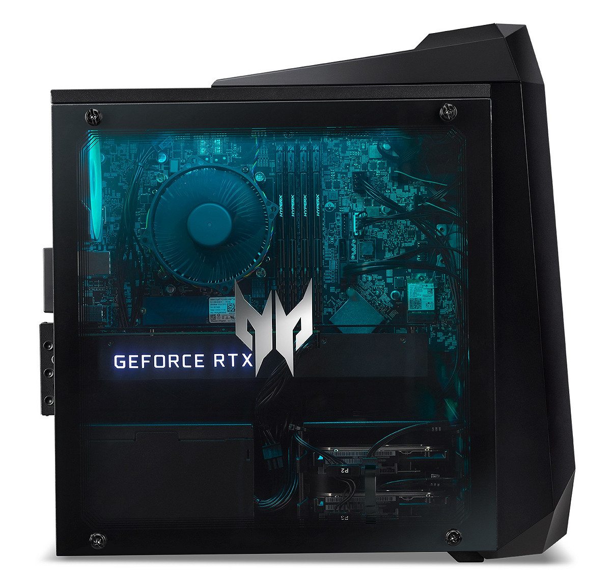 HyperX獲選為宏碁Predator Orion系列電競桌上型電腦合作的記憶體品牌。圖為Predator-Orion-3000_with HyperX RAM。 圖：品牌提供