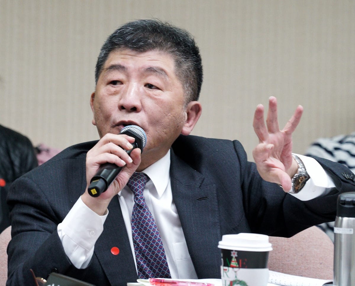 衛福部長陳時中出席立院社福及衛環委員會。 圖：張良一/攝