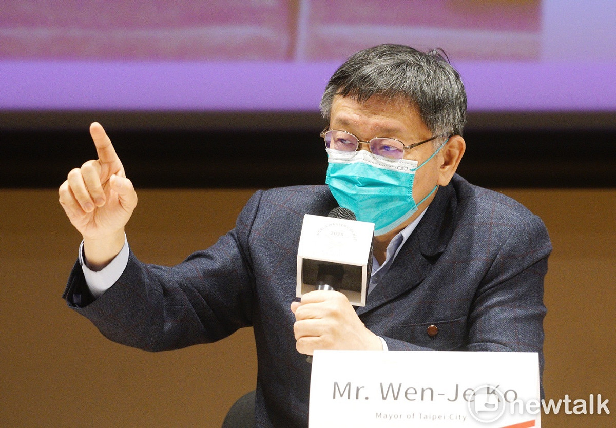 民眾黨主席柯文哲認為黨代表要先選出，其餘的事之後再說。 圖：張良一 / 攝（資料照）