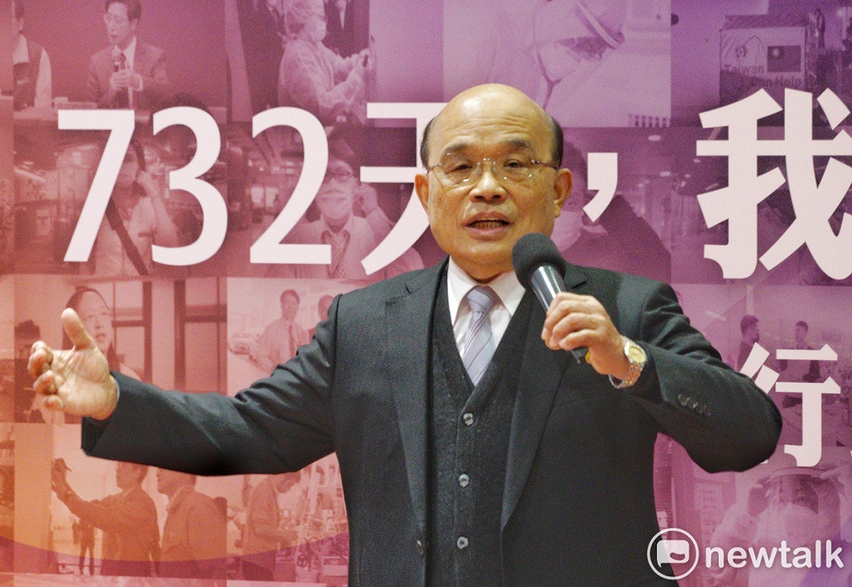 行政院長蘇貞昌今（14）天下午與媒體茶敘。 圖：張良一/攝（資料照片）