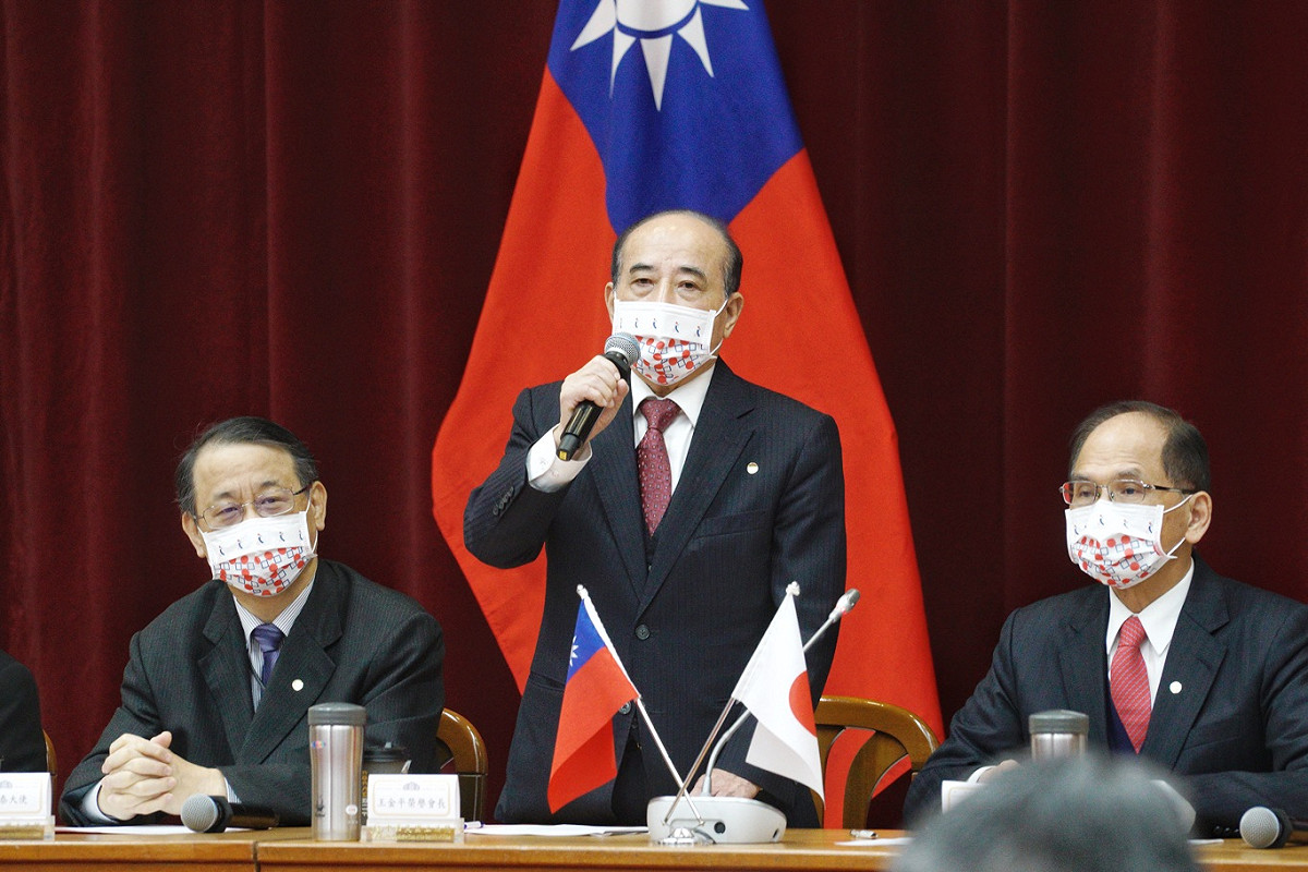 前立法院長王金平出席第10屆立法院台日交流聯誼會成立大會。 圖：張良一/攝