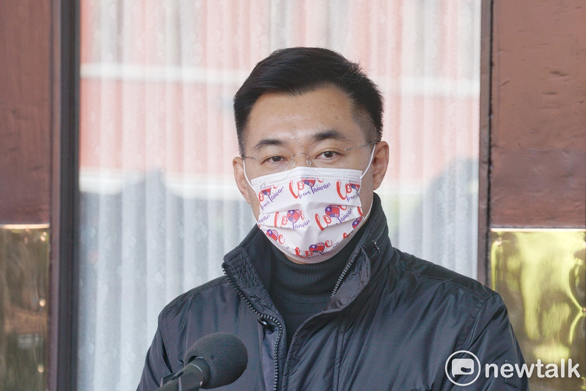 國民黨主席江啟臣受訪。 圖：張良一/攝