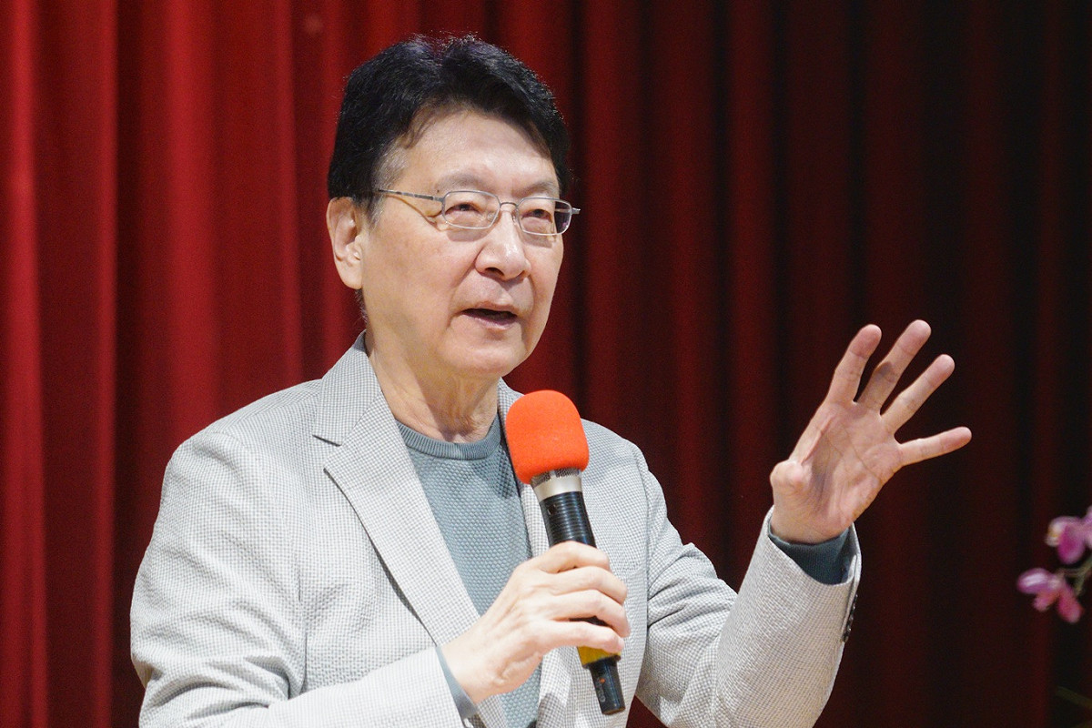 中廣董事長趙少康說，他當選後要推內閣制。 圖：張良一/攝