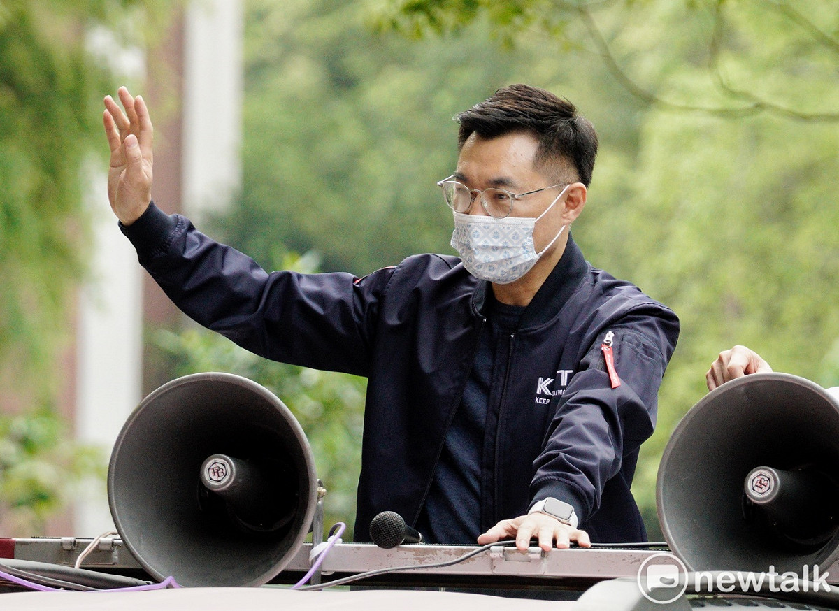 國民黨主席江啟臣追求連任，揚言要當國民黨內的「造王者」。 圖：張良一/攝（資料照）