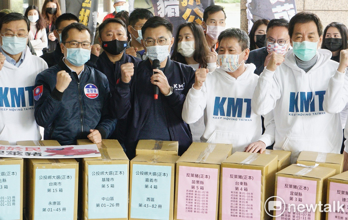 國民黨力推反萊豬公投案。 圖：張良一/攝（資料照）