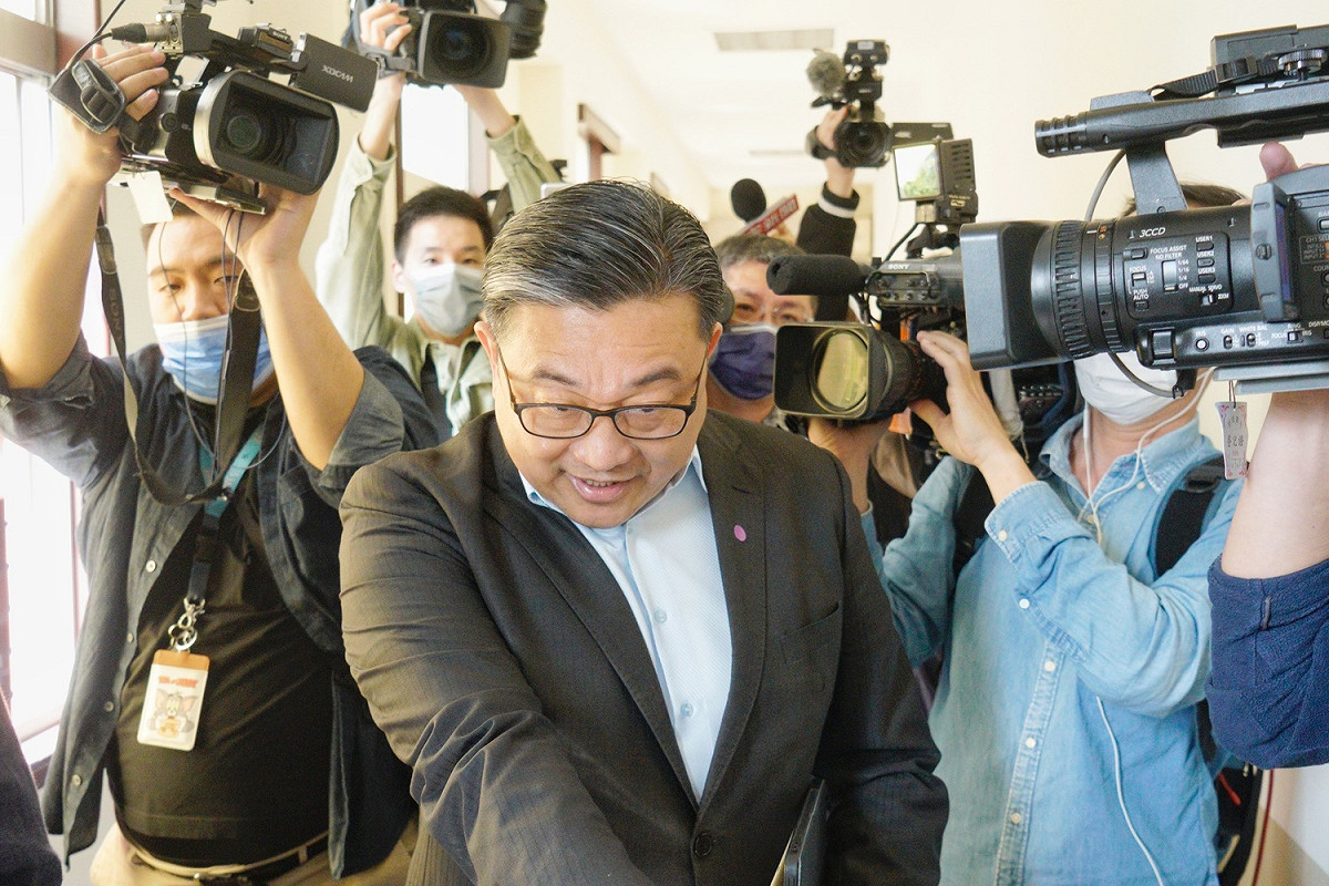 民進黨立委王定宇回應租屋風波。 圖：張良一/攝