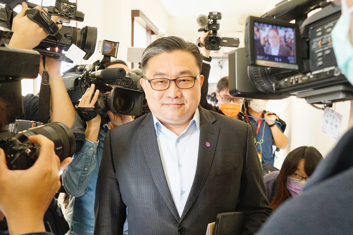 民進黨立委王定宇回應租屋風波。 圖：張良一/攝