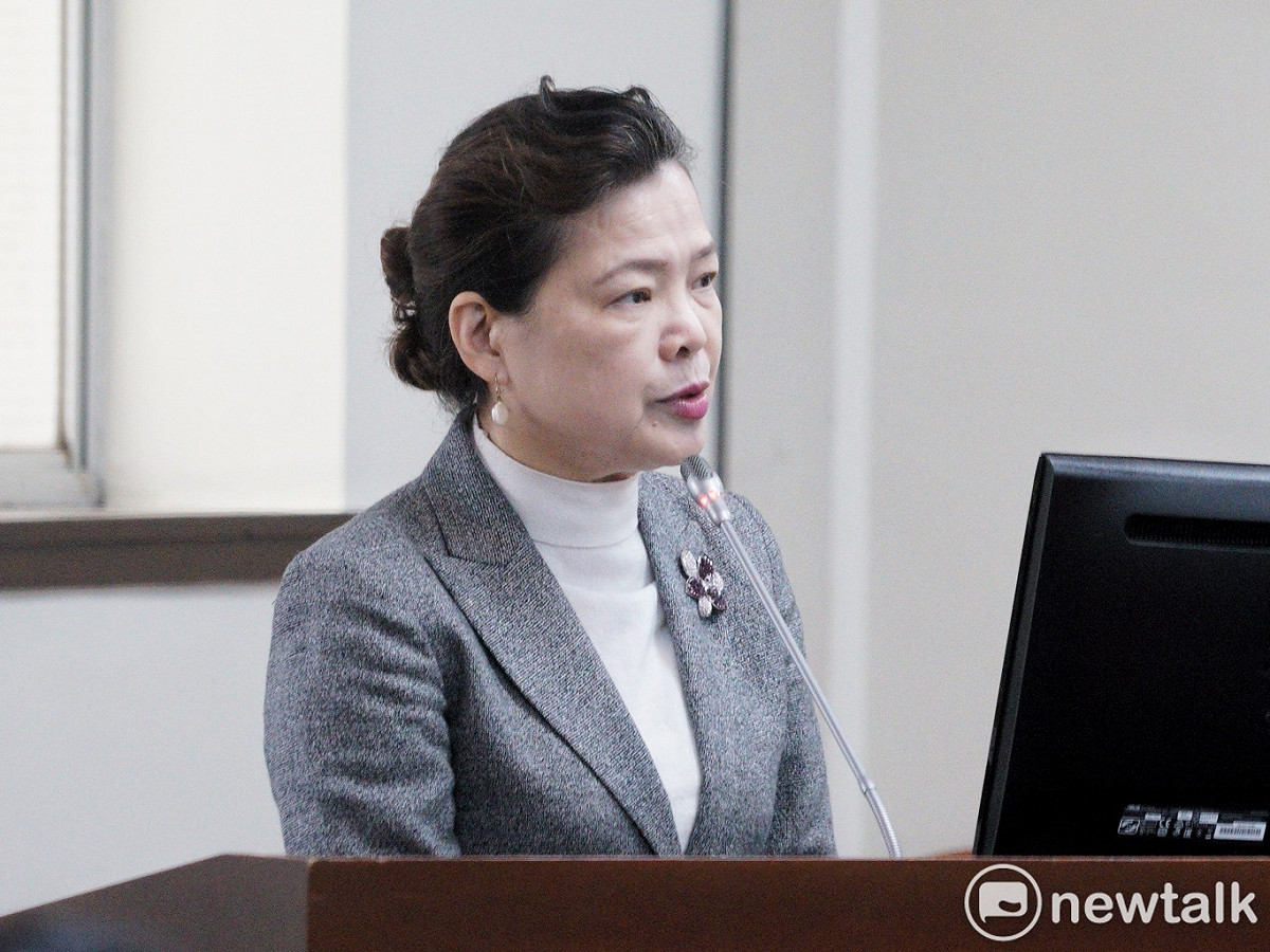 經濟部長王美花在立院經濟委員會備詢。 圖：張良一/攝