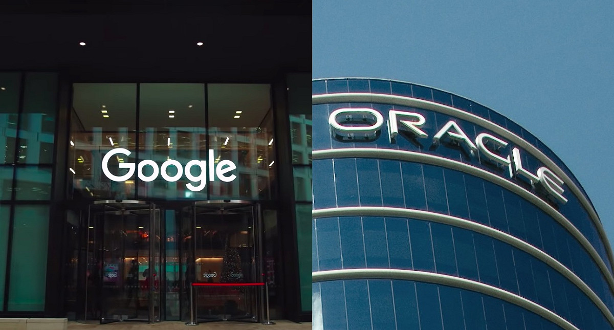 甲骨文（Oracle）與Google針對Android操作系統的訴訟官司歷經十年纏鬥後，美國最高法院最終裁定Google獲勝。 圖：新頭殼合成