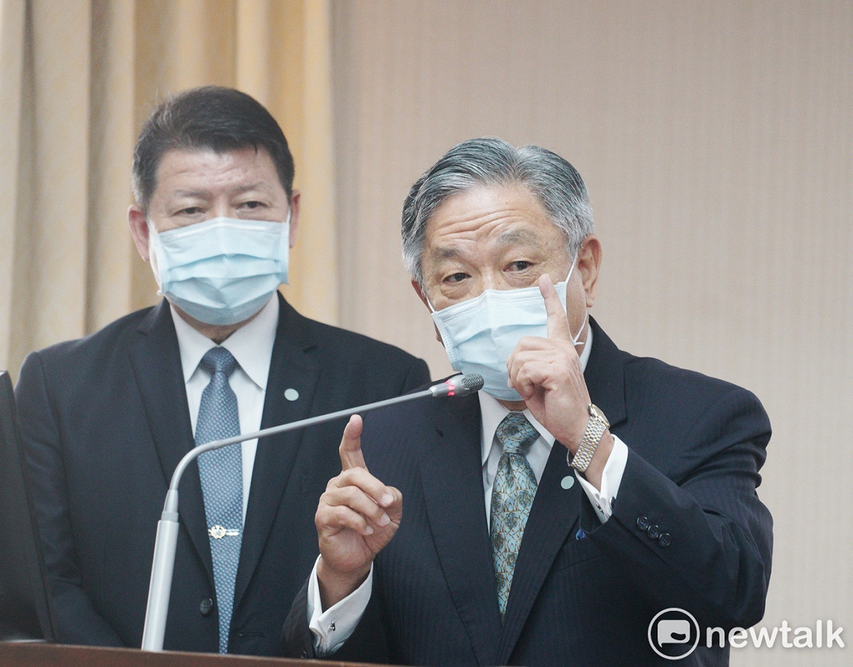外交部次長田中光在立院內政委員會備詢。 圖：張良一/攝